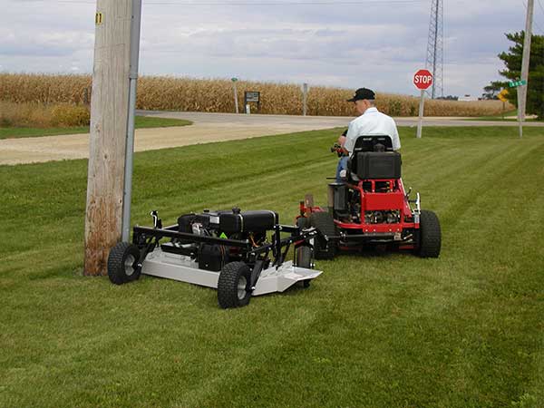 Commercial Grade Pull Behind Finish Cut Mower AcrEase Model Pro60B