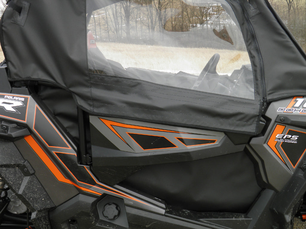 Polaris RZR 900/1000 Soft Full Doors and Rear Window Combo for an Existing Hard Windshield & Top