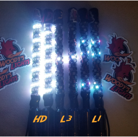 Cyclone Whips (Minis) - 1FT - Pair