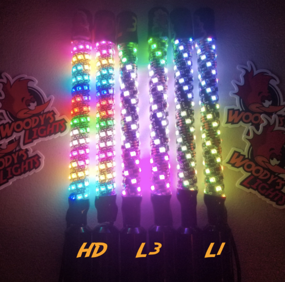 Cyclone Whips (Minis) - 1FT - Pair