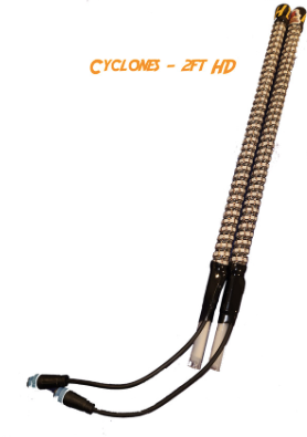 Cyclone Whips - 2FT - Pair