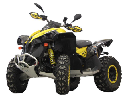 Skid plate full set (aluminium): CanAm G2 Renegade: (2012-2016)