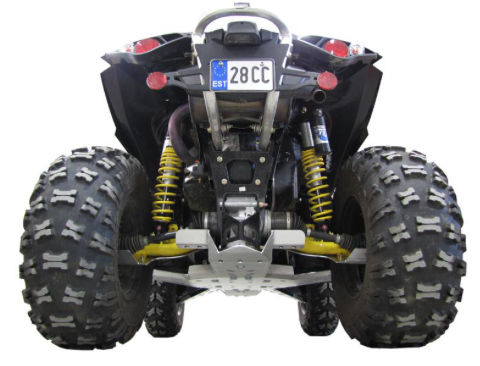 Skid plate full set (aluminium): CanAm G2 Renegade: (2012-2016)
