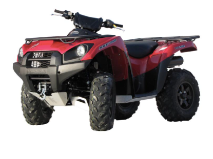 Skid plate full set (aluminium): Kawasaki KVF 650 / 750
