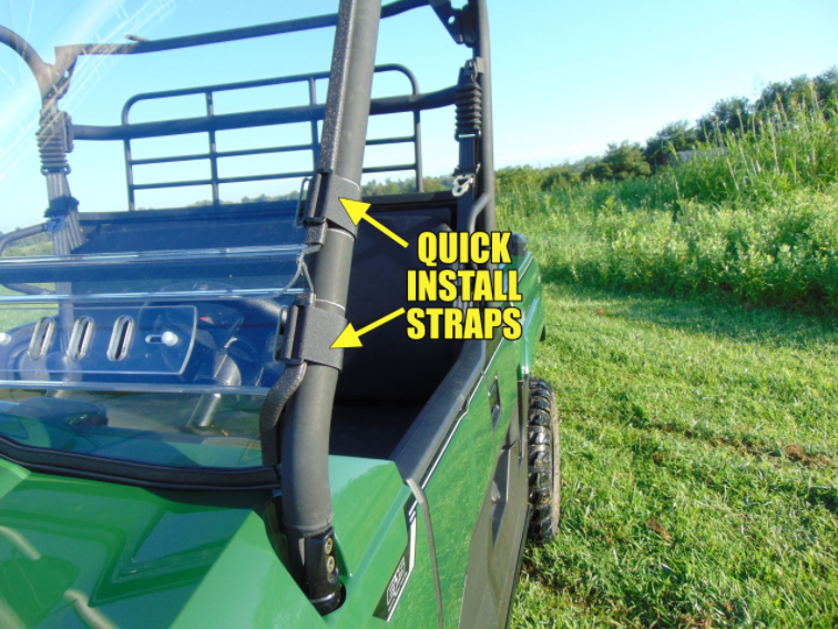 Polaris Ranger Full Size 570 3-Passenger 2-Pc Windshield