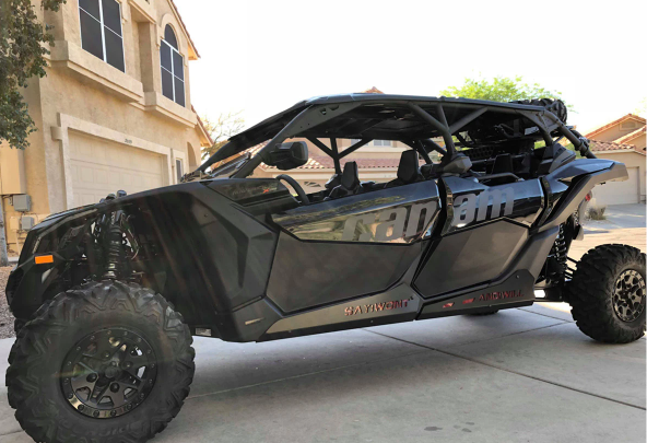 Rock Sliders Kit For Can Am Maverick X3 Max 4 Seater
