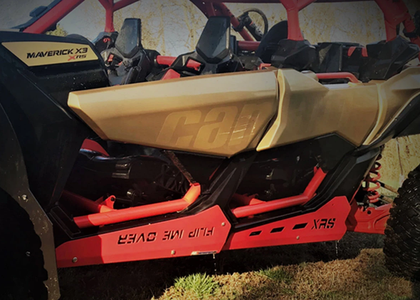Rock Sliders Kit For Can Am Maverick X3 Max 4 Seater