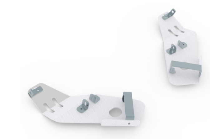 Al. Front A-Arm Guards (Pair) Canam Renegade 2012-2018 Canam Outlander 2012-2018