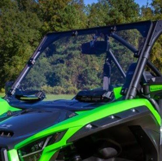 2020+ Kawasaki KRX 1000 Versa-Vent Hard Coated Front Windshield