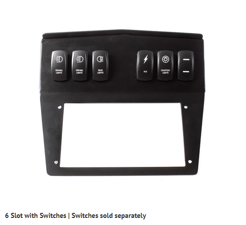 Yamaha Yxz 1000R Hmf 6 Switch Panel No Switches - Black 2016+
