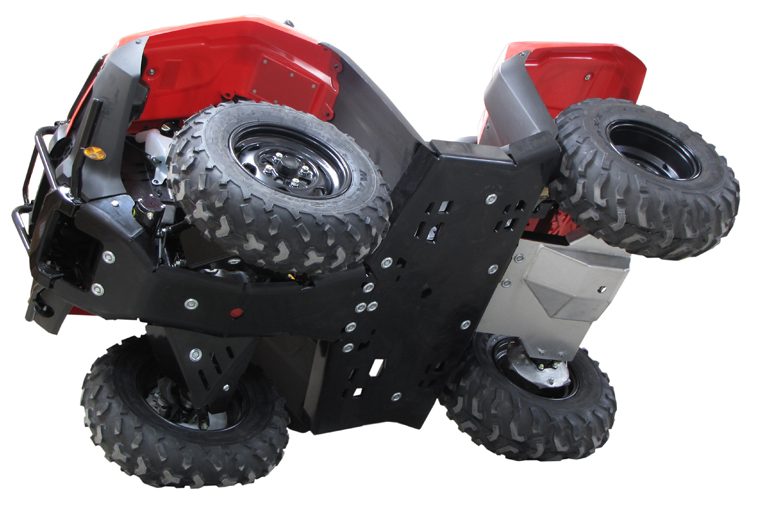 Skid plate full set (plastic): Honda TRX 500 / 520 (2014+): Fourtrax Foreman 500 / 520