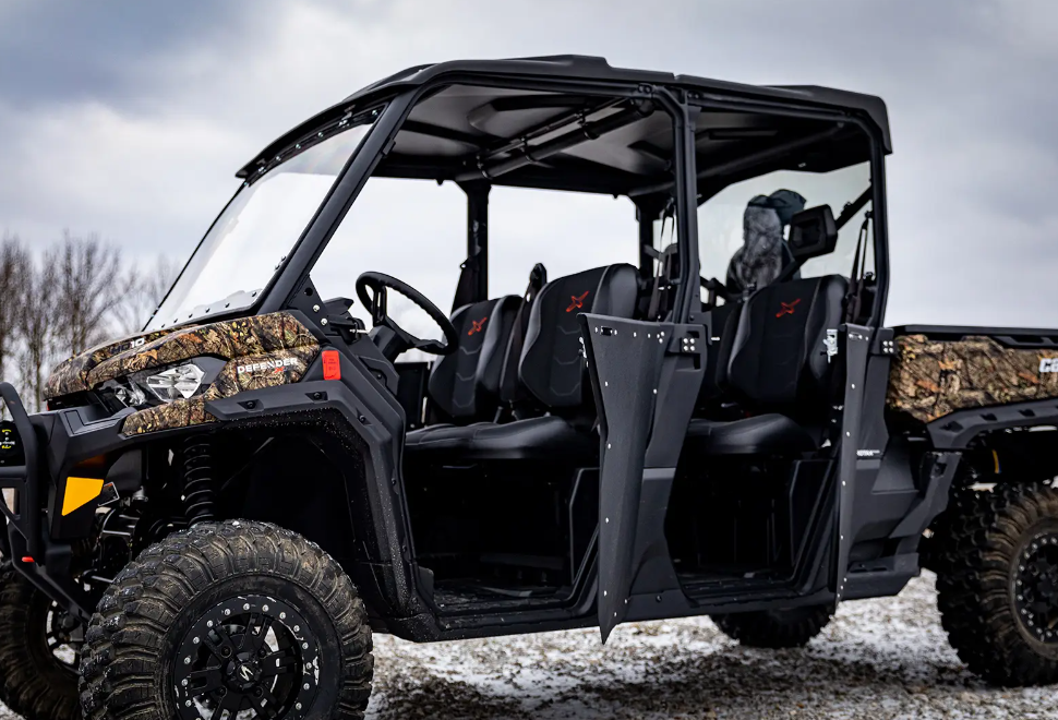 Can-Am Defender Max Aluminum Half Doors (2016-Current)- SuperAtv