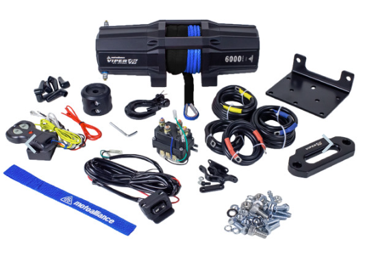 Can-Am Defender Rear Winch Bumper with Lights