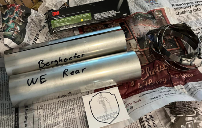 Suspension Armor SxS Stainless Steel Shock Body Sleeves for Fox/Walker Evans Shocks