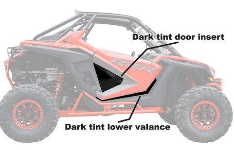Polaris RZR Pro XP-2 Door Inserts w/ Lower Trim Kit (pair)