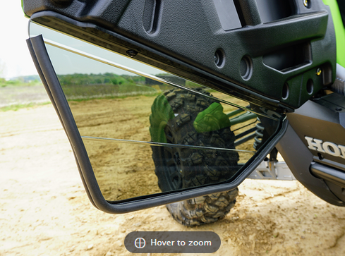 Honda Talon Lower Door Inserts-Dark Tinted