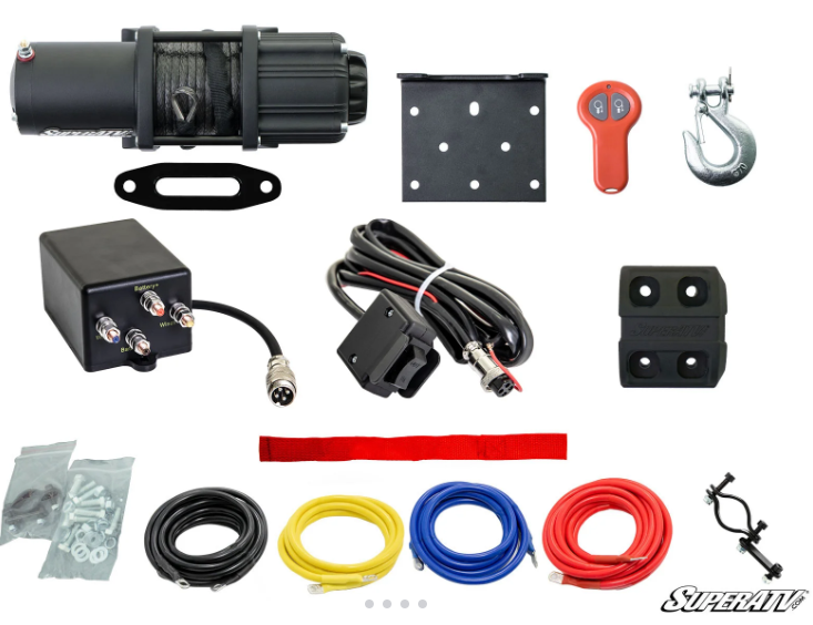 Can Am Maverick Winch Mount +3500lb Winch