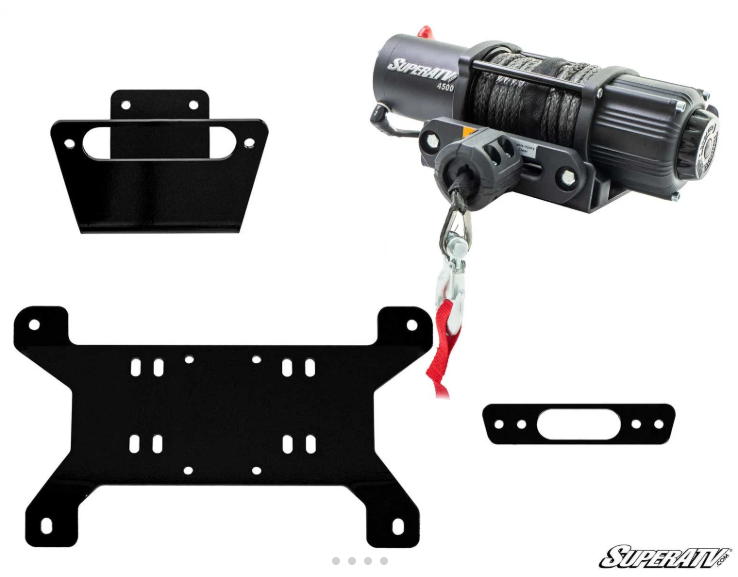 Can Am Maverick Winch Mount +4500lb Winch
