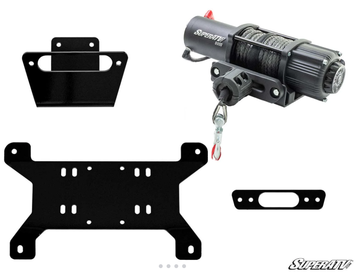 Can Am Maverick Winch Mount +6000lb Winch
