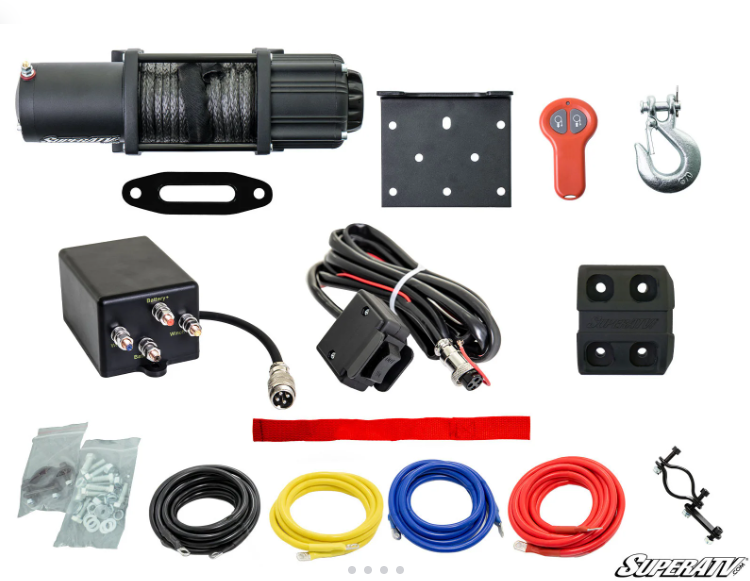 Can Am Maverick Winch Mount +6000lb Winch