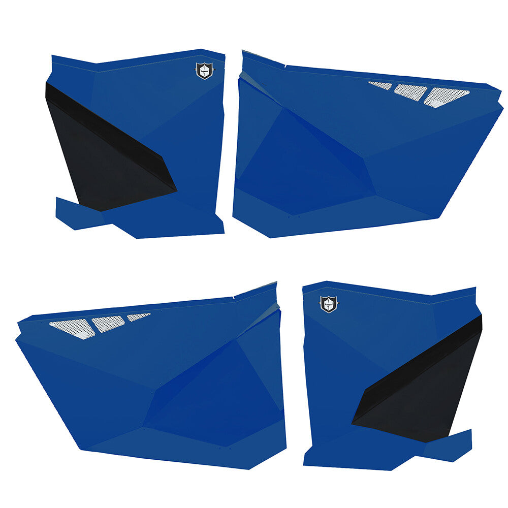 Pro Armor Traditional Half Doors Blue 2020-21 Polaris Rzr Pro Xp4