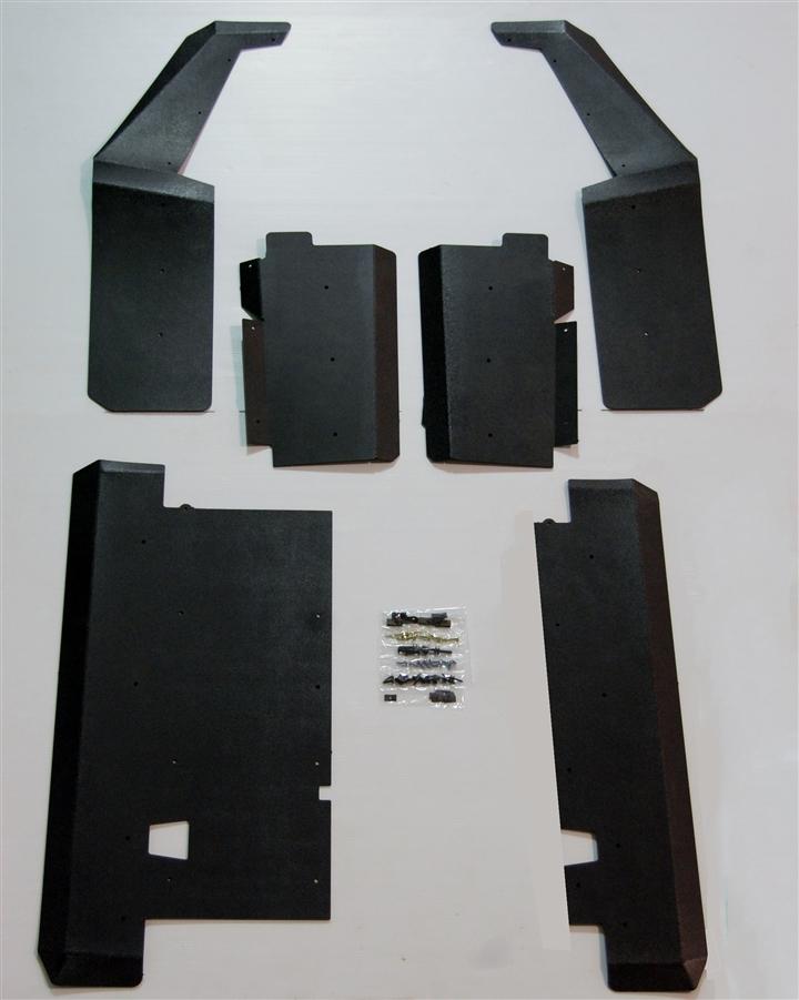 Trail Armor Ranger Xp 900, Ranger Crew Xp 900, Full Size Ranger Xp 570, Ranger Xp 1000, Ranger Crew Xp 1000 Underbed Mud Shield With Fender Extensions