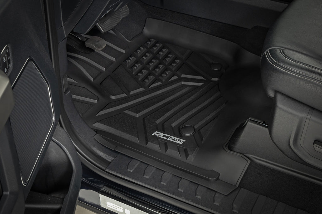 Flex-Fit Floor Mats | Front and Rear | Ford F-250/F-350 Super Duty (17-25)