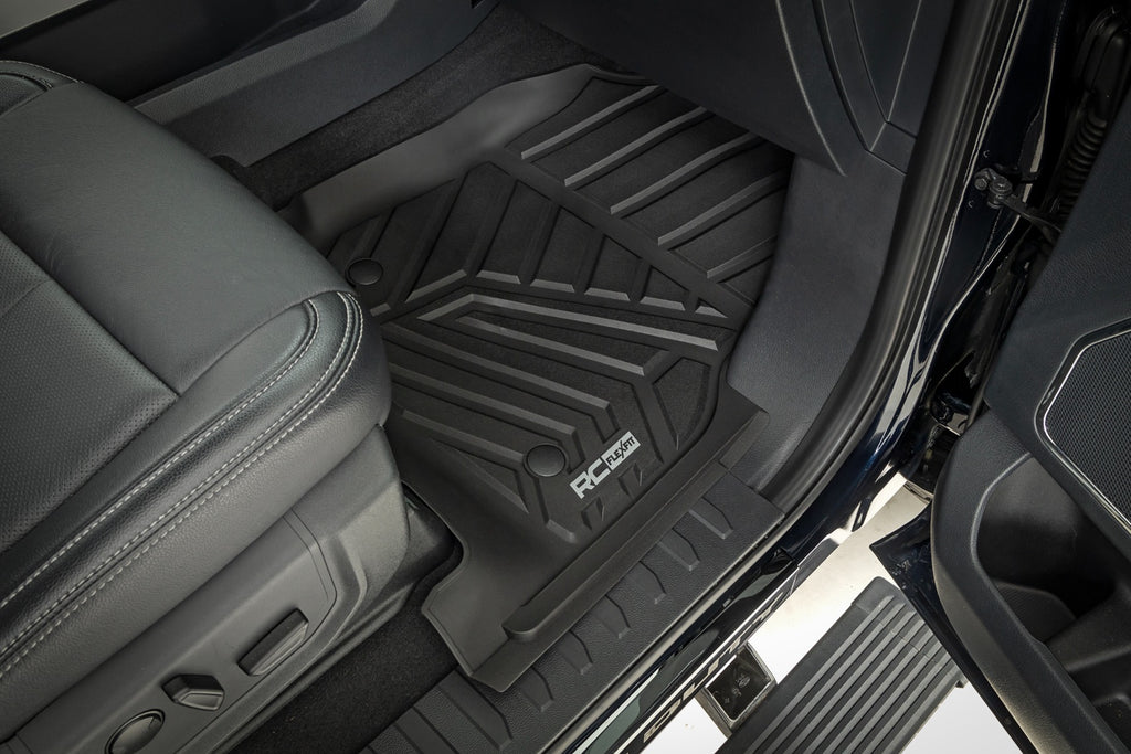 Flex-Fit Floor Mats | Front and Rear | Ford F-250/F-350 Super Duty (17-25)