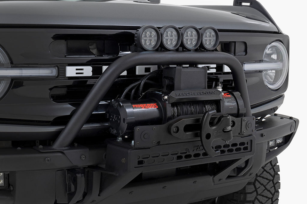 Rough Country Safari Bar | 3" OSRAM (Pair) | Wide | OE Modular Steel | Ford Bronco (21-23)