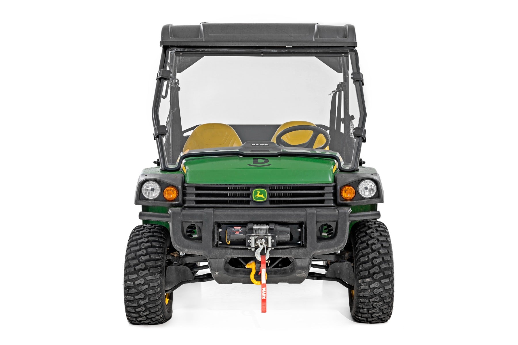 Rough Country Full Windshield | Scratch Resistant | John Deere Gator (12-20)