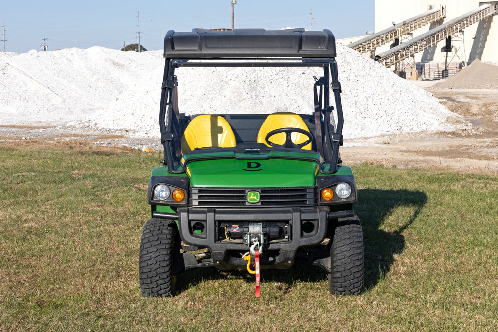 Rough Country Full Windshield | Scratch Resistant | John Deere Gator (12-20)