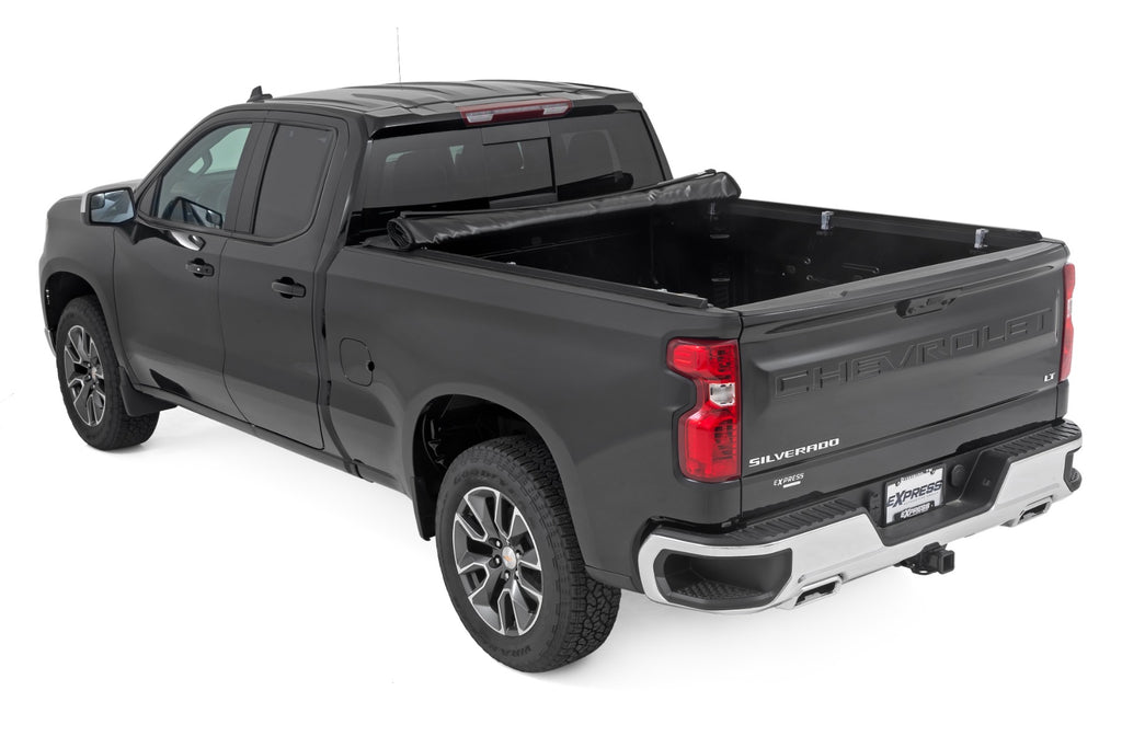 Soft Roll Up Bed Cover  | 6'7" Bed | Chevy/GMC Sierra 1500 (19-25)/Silverado 1500 (19-25)