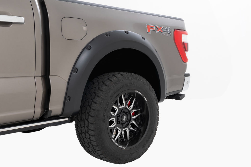Pocket Fender Flares | JS Iconic Silver | Ford F-150 2WD/4WD (2021-2025)