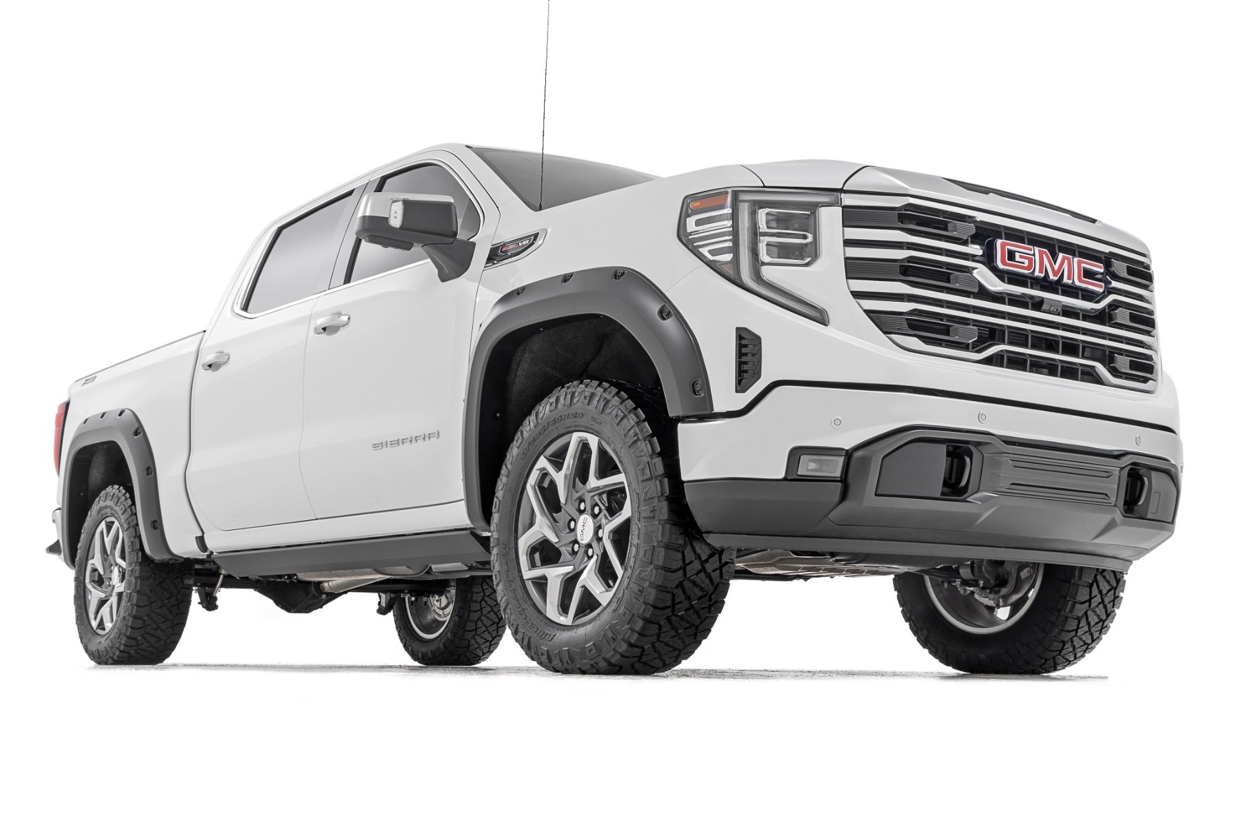 Pocket Fender Flares | G9K Satin Steel | GMC Sierra 1500 2WD/4WD (2019-2025 & Classic)