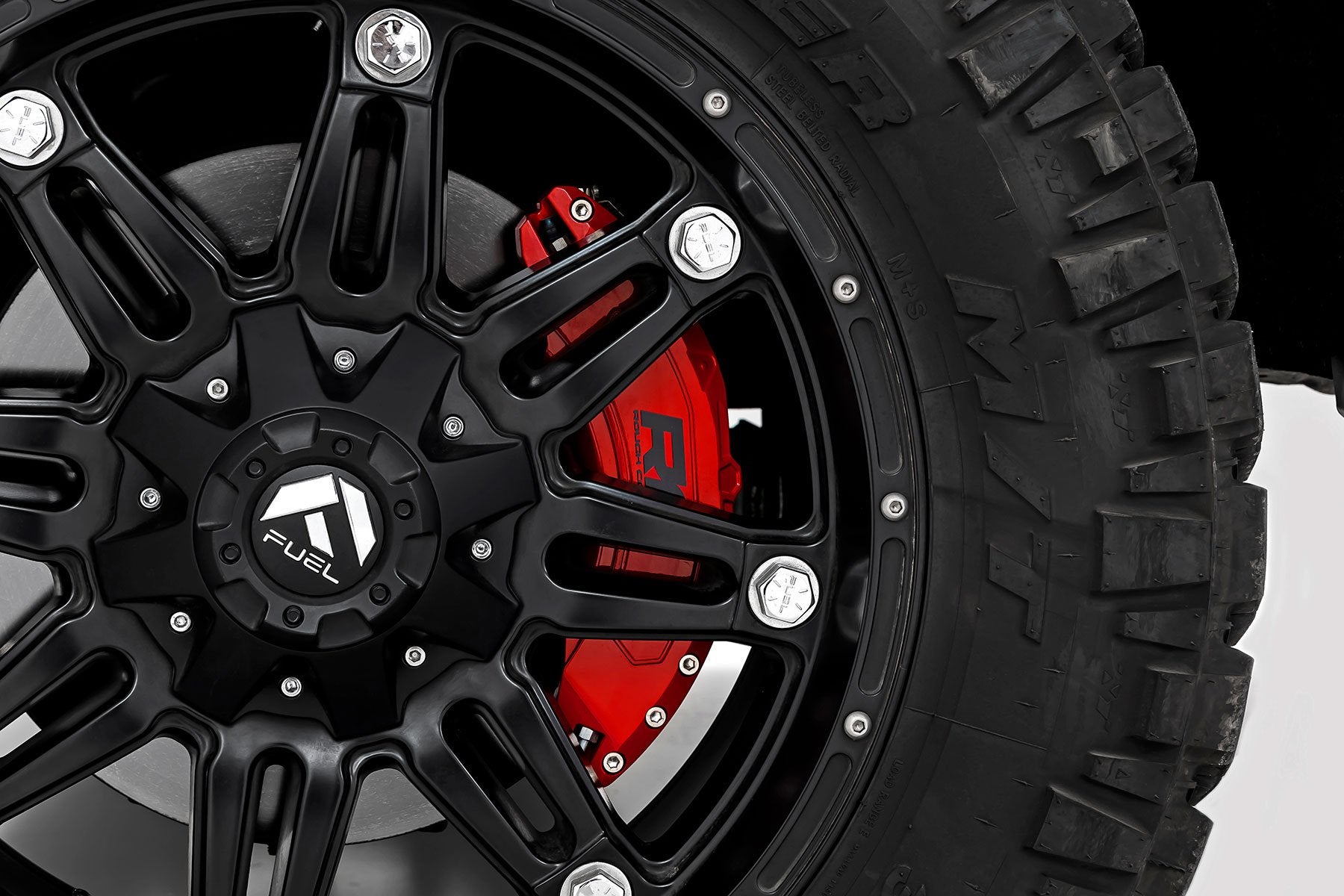 Caliper Covers | Front and Rear | Red | Toyota Tundra 2WD/4WD (2022-2025)