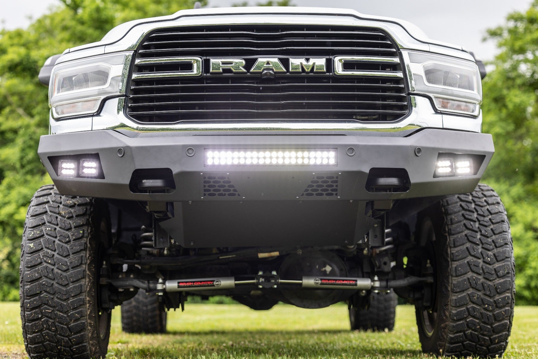 N3 Steering Stabilizer | Dual | 2.5-8 Inch Lift | Ram 2500 (14-23)