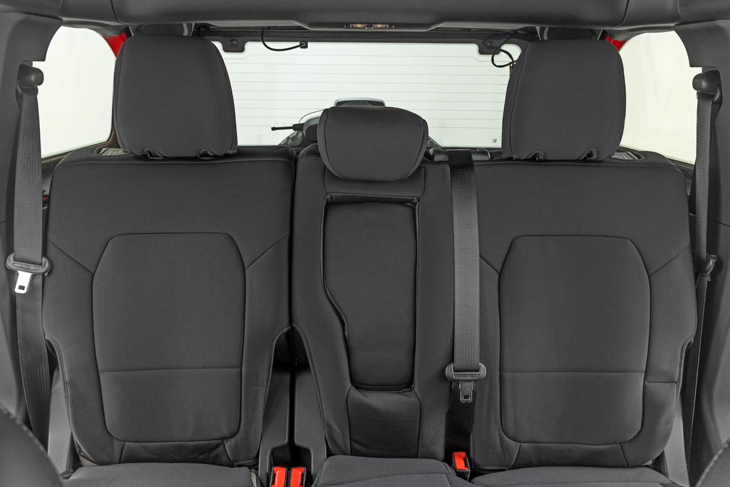 Seat Covers | Bucket Seats |W/Fold Down RR Armrest |FR & RR | 4DR | Ford Bronco (21-25)