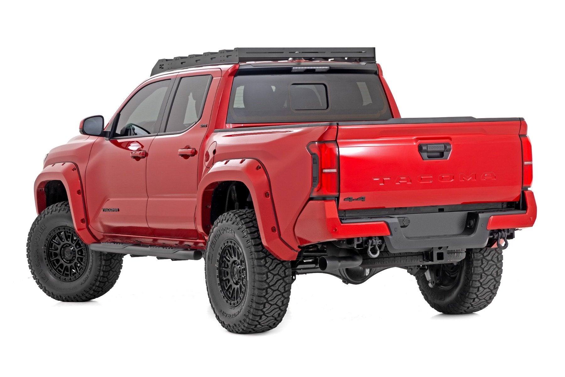 Oval Nerf Step | Double Cab | Black | Toyota Tacoma 2WD/4WD (2024-2025)