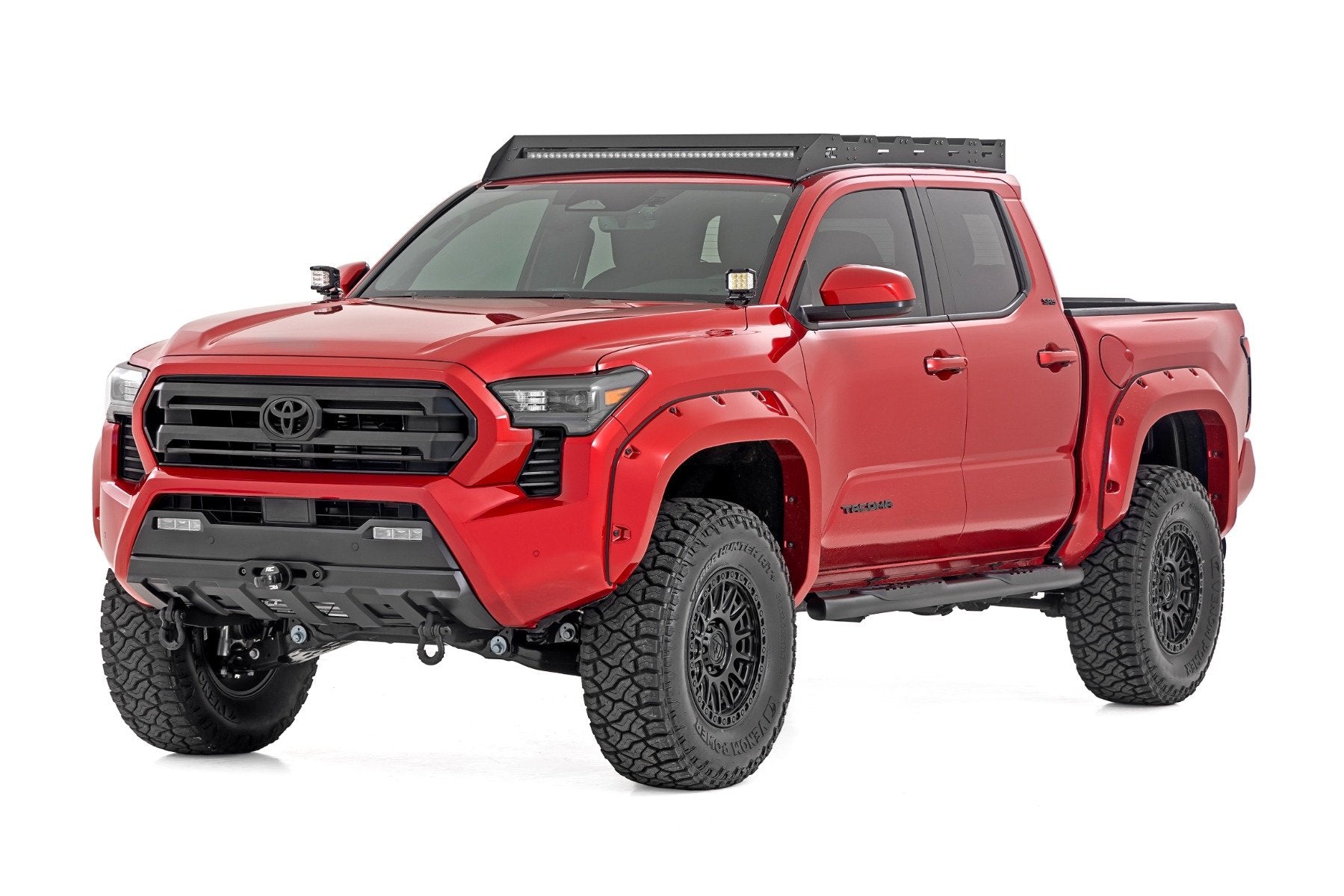 Oval Nerf Step | Double Cab | Black | Toyota Tacoma 2WD/4WD (2024-2025)