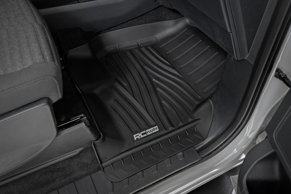 Flex-Fit Floor Mats | FR & RR | Ford F-150 (15-25)/F-150 Lightning (22-24)/Raptor (17-25)