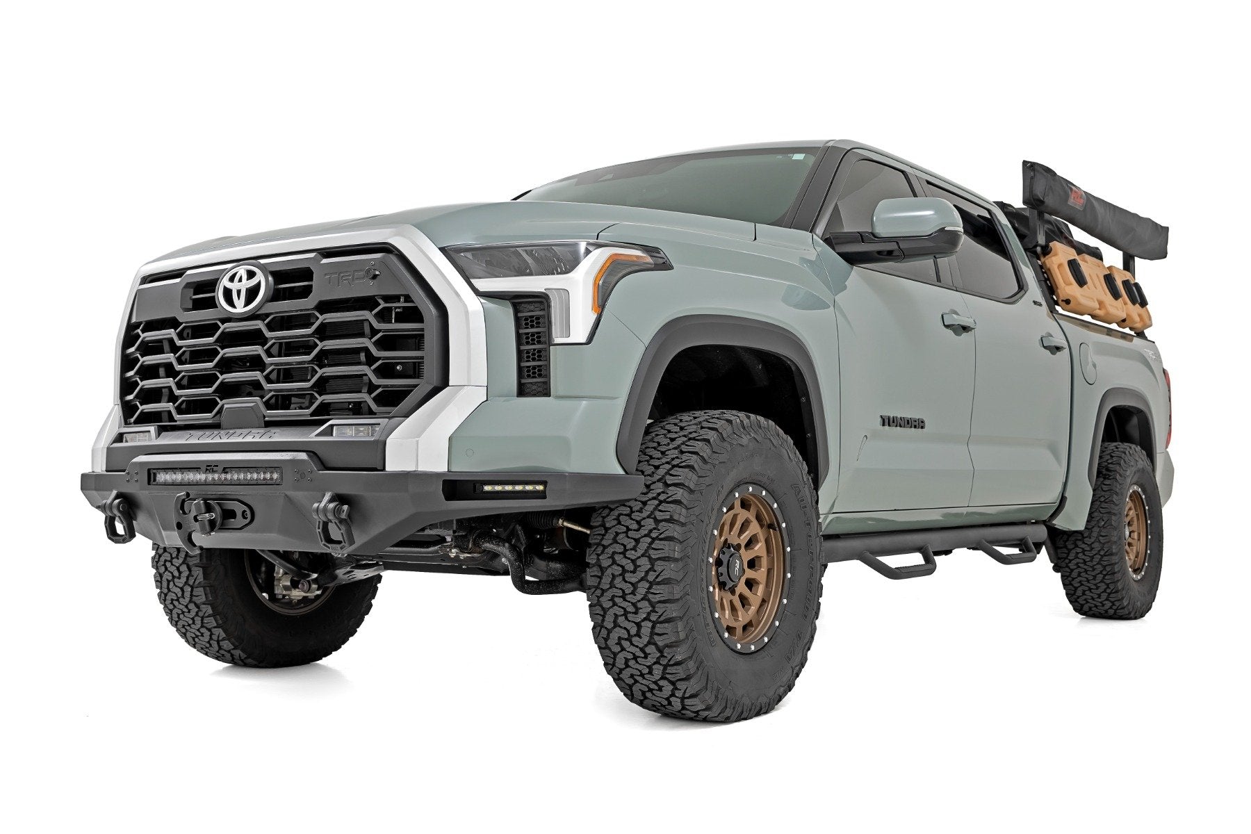Hybrid Front Bumper | 12000S | Blk LED w/ Amber DRL | Toyota Tundra (22-25)