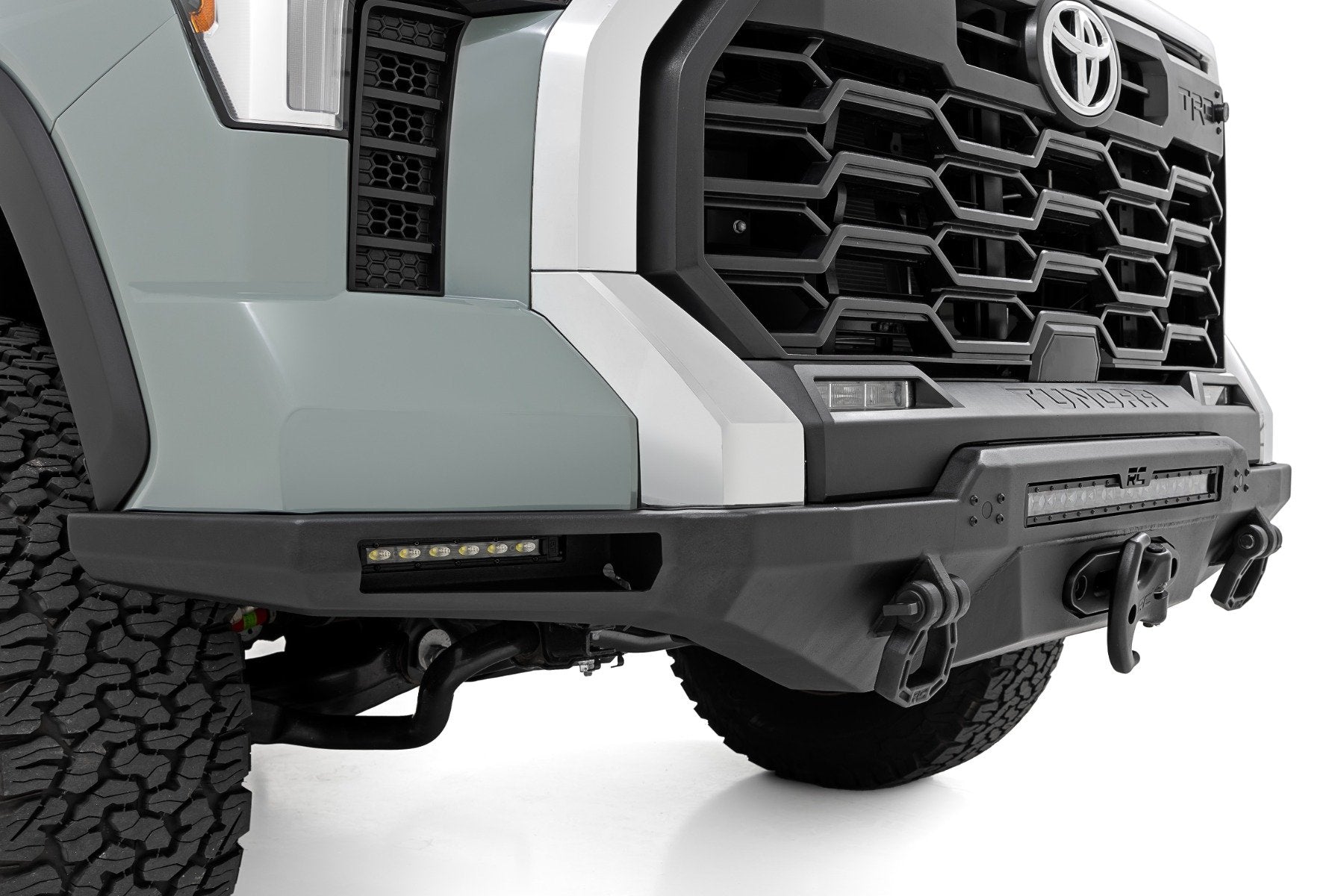 Hybrid Front Bumper | 12000S | Blk LED w/ Amber DRL | Toyota Tundra (22-25)