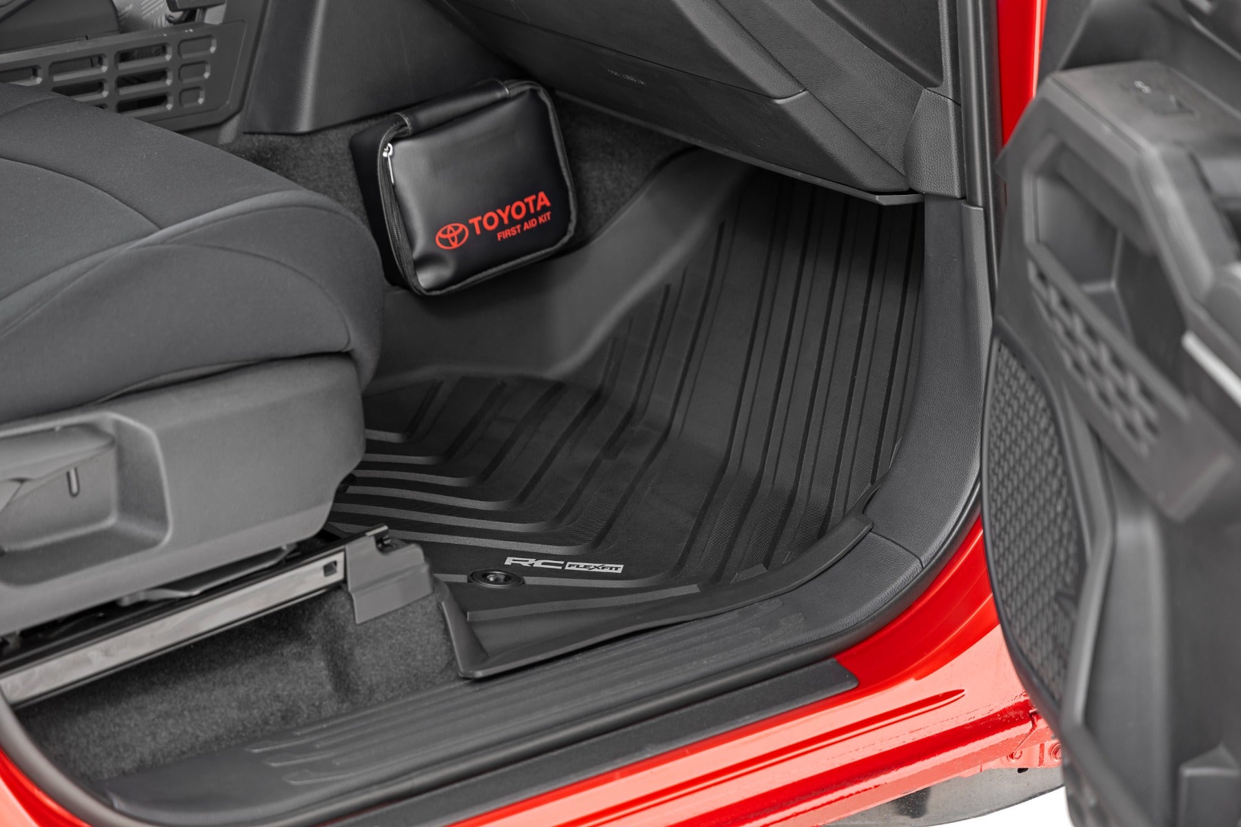 Flex Fit Floor Mats | Front & Rear | Crew | Toyota Tacoma 2WD/4WD (2024-2025)