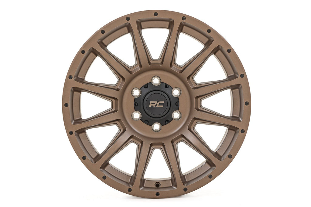 Rough Country 90 Series Wheel | One-Piece | Bronze | 18x9 | 8x170 | -12mm
