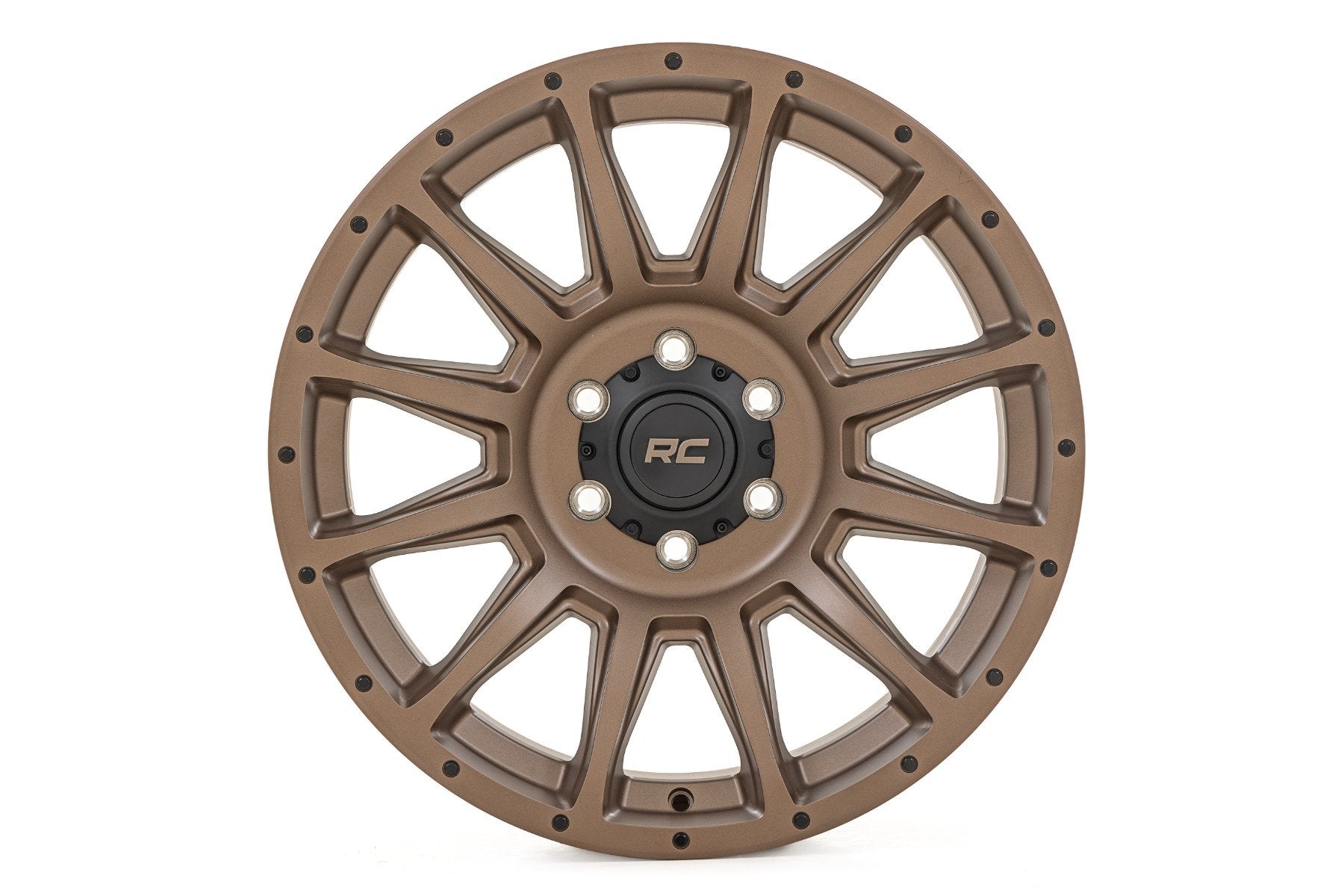Rough Country 90 Series Wheel | One-Piece | Bronze | 18x9 | 8x170 | -12mm