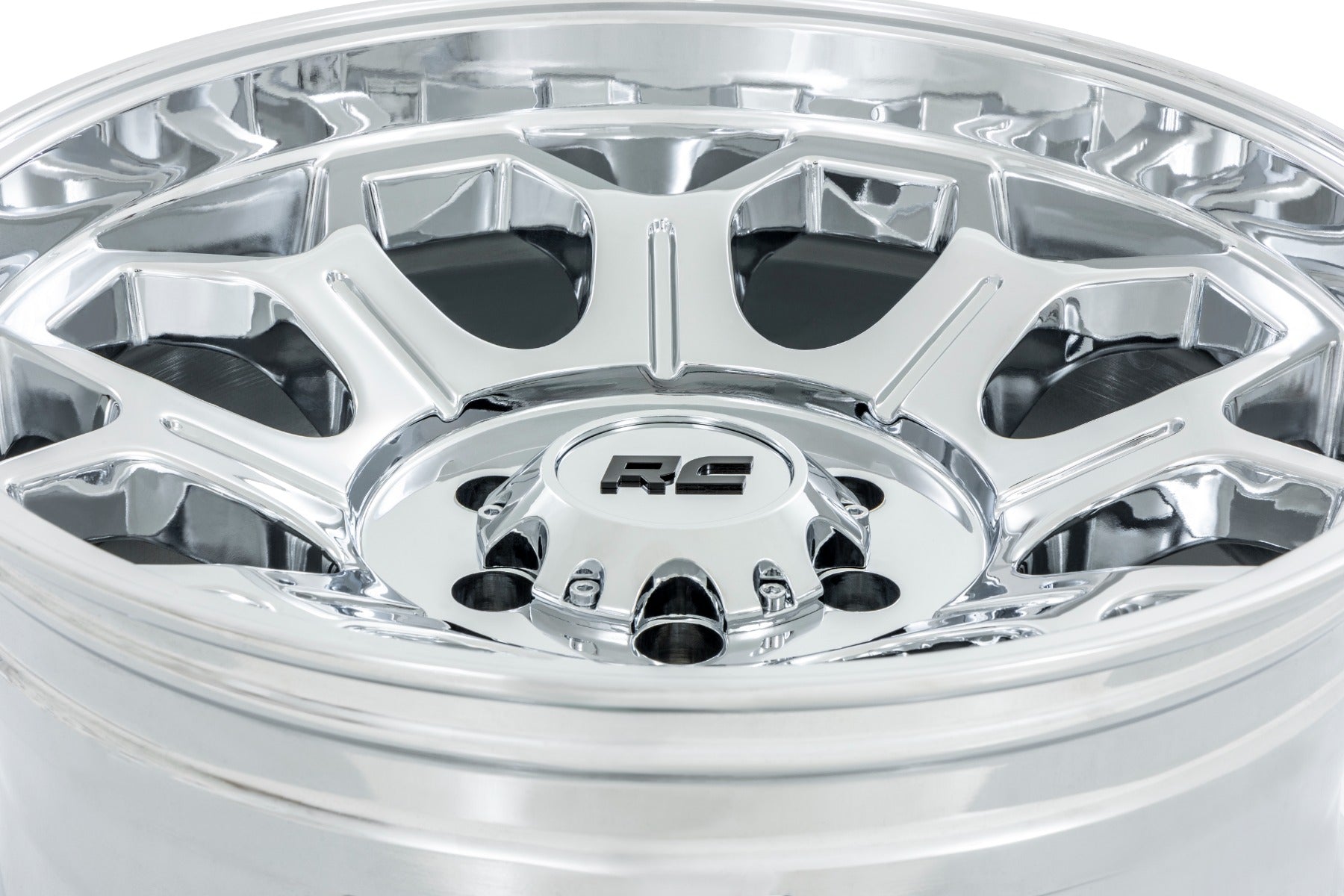 Rough Country 77 Series Wheel | One-Piece |Chrome | 22x12 | 6x135 | -44mm