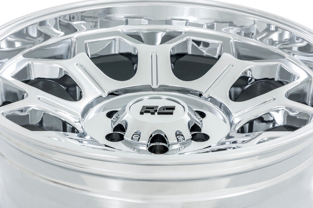 Rough Country 77 Series Wheel | One-Piece | Chrome | 20x10 | 6x135 | -25mm