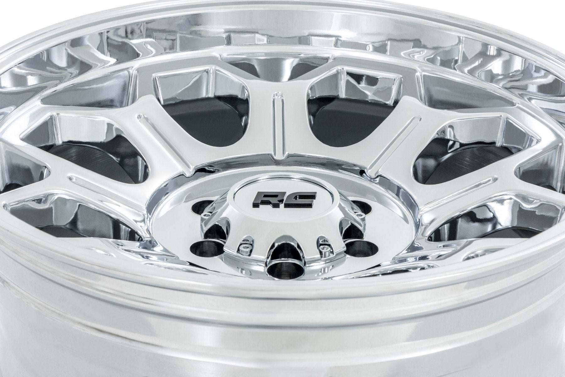Rough Country 77 Series Wheel | One-Piece | Chrome | 20x10 | 6x135 | -25mm