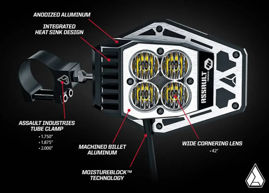 Assault Industries/Baja Designs Nighthawk Led Side Mirrors