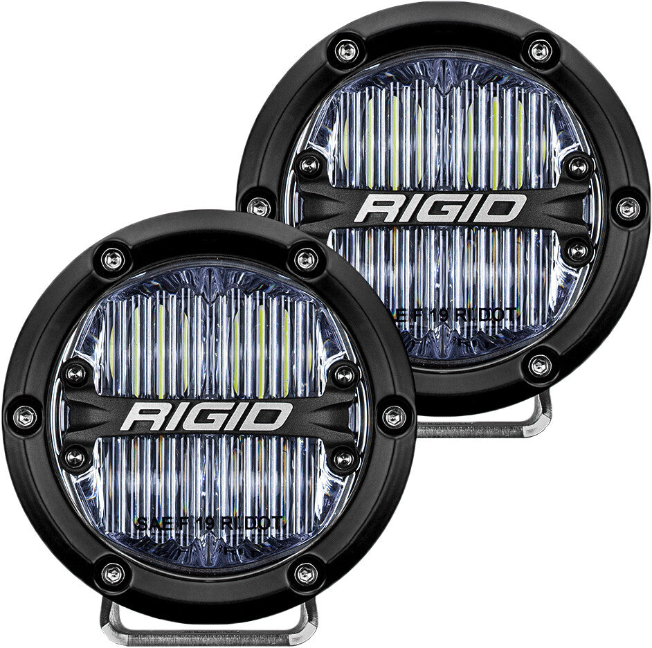 Rigid 360-Series 4In Sae Fog White/2